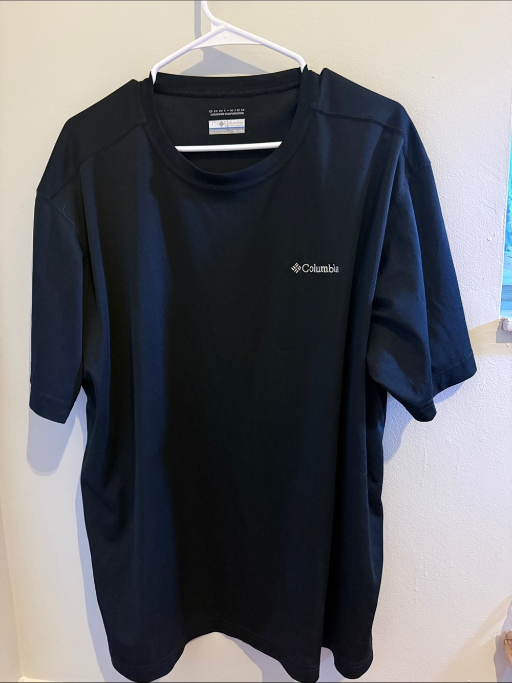 Columbia Black Short-Sleeve Tech Tee